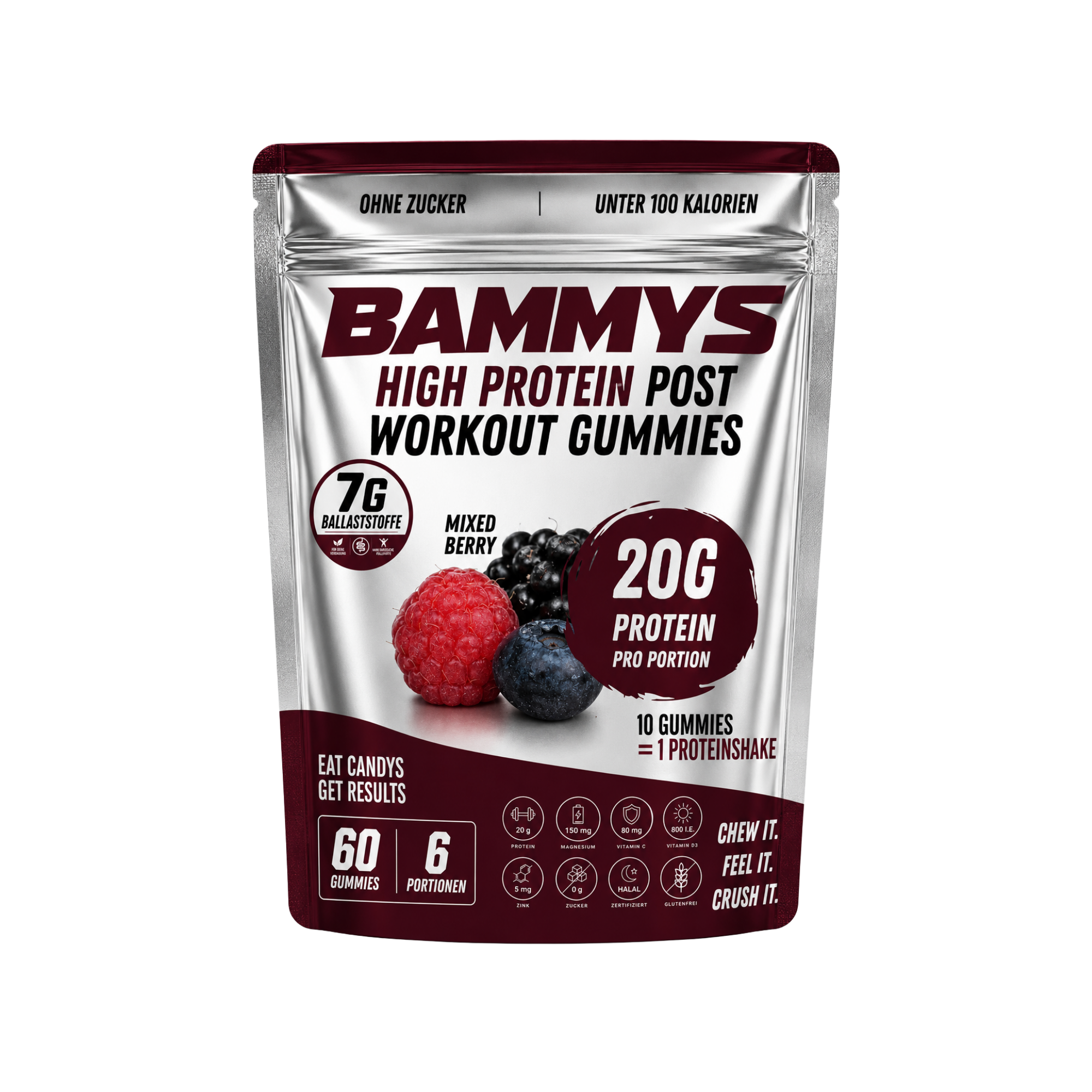 BAMMYS High Protein Post-Workout Gummies