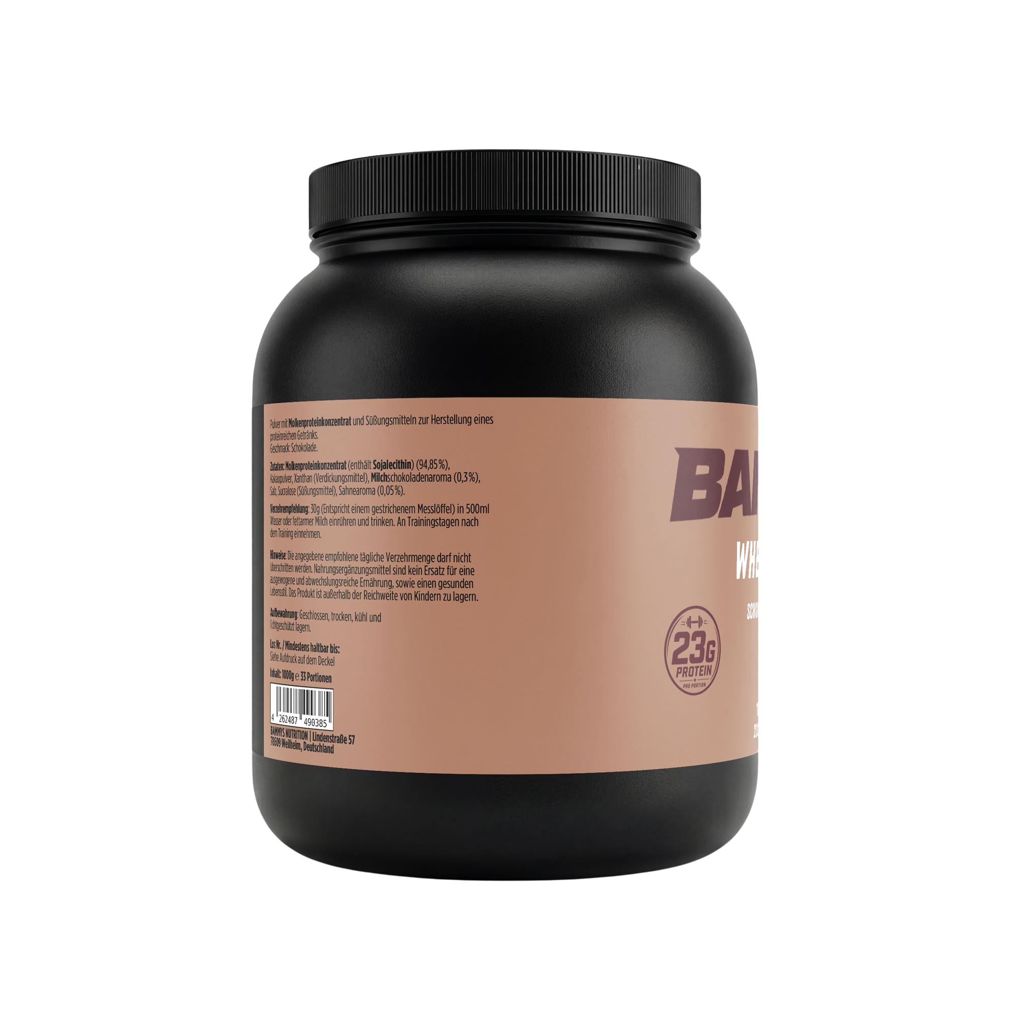 Premium Whey Protein Schokolade - 1.000g