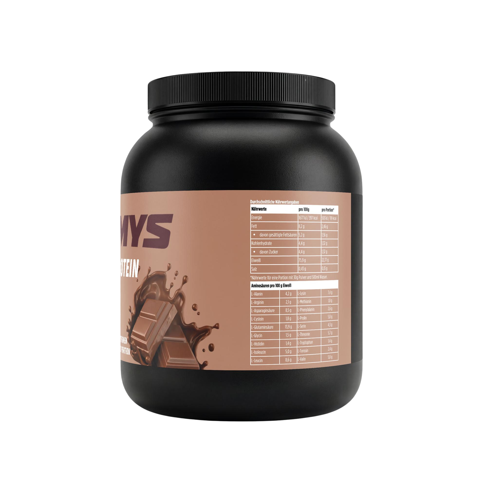 Premium Whey Protein Schokolade - 1.000g