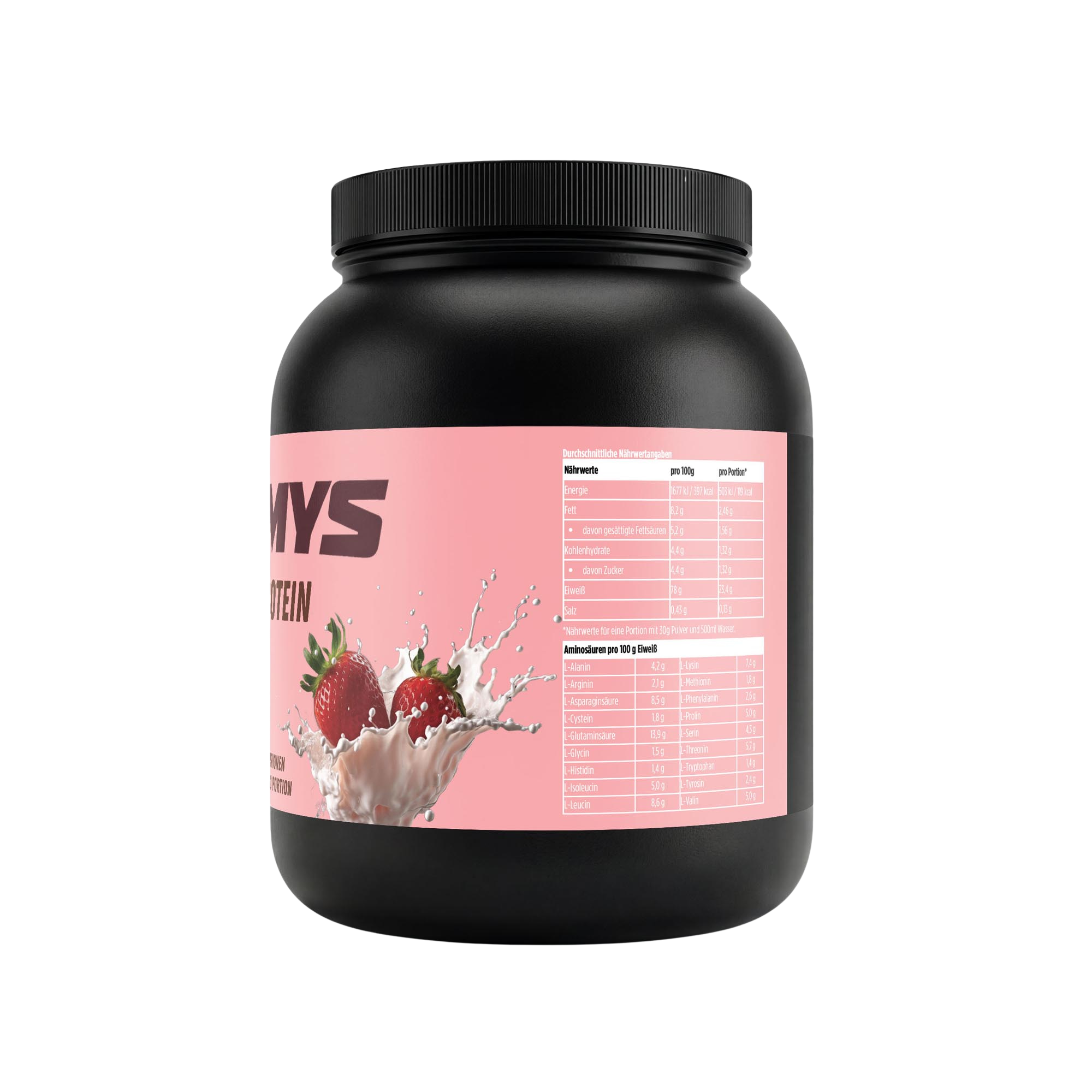 Premium Whey Protein Erdbeere - 1.000g